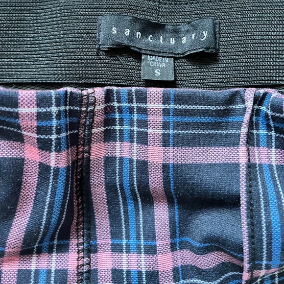 Sanctuary Plaid Legging Pant - Picture 4 of 5